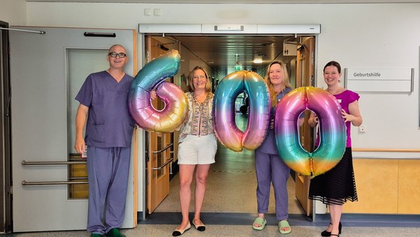 Die 600. Geburt im AMEOS Klinikum Eutin 