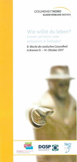 8. Woche der seelischen Gesundheit in Bremen 9. - 14. Oktober 2017