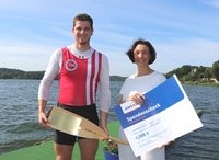 Stipendium für den Sieger der Ruderregatta