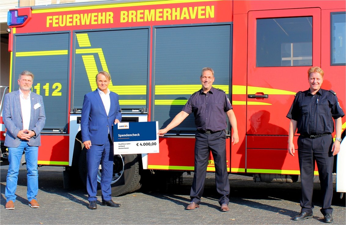 Euro 4.000,- Spende für Stadtfeuerwehrverband Bremerhaven